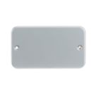 Knightsbridge  2-Gang Metal Clad Blanking Plate