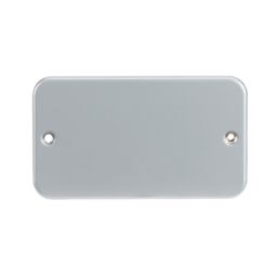 Knightsbridge  2-Gang Metal Clad Blanking Plate