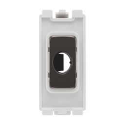 British General  Grid Brush Flex Outlet Black Nickel