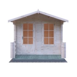 Shire Maulden 9' x 11' 6" (Nominal) Apex Timber Log Cabin
