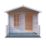 Shire Maulden 9' x 11' 6" (Nominal) Apex Timber Log Cabin