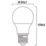 Sylvania TOLEDO GLS B22 GLS LED Light Bulb 806lm 8W 10 Pack