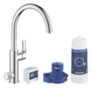 Grohe Blue Pure Eurosmart 2-Way Deck-Mounted Single-Lever Sink Mixer Filter Tap Chrome
