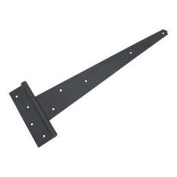 Smith & Locke Black Powder-Coated Tee Hinges 400mm 2 Pack