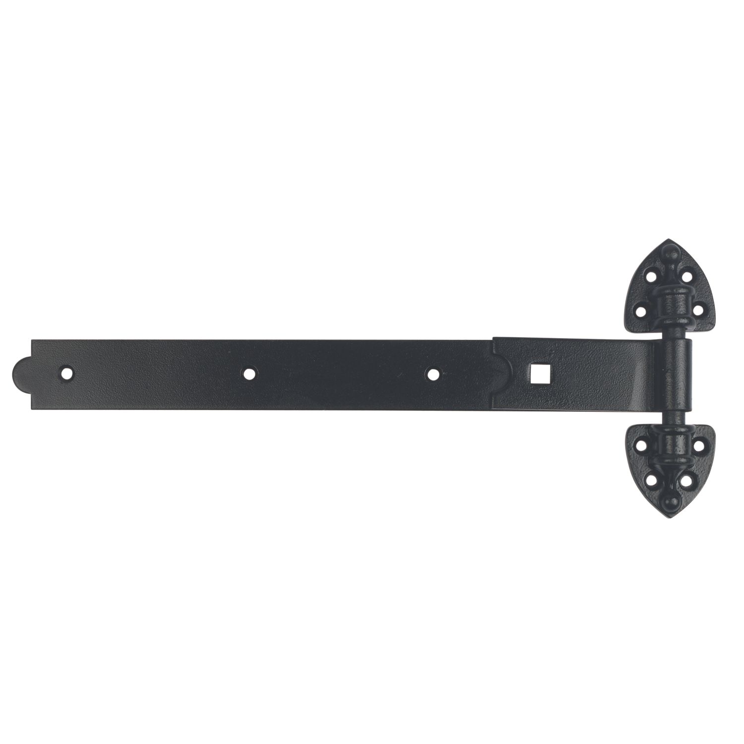 GateMate Black Straight Heavy Reversible Hinges 155mm x 18" x 450mm 2 Pack (919YV)