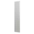 Blaze 1800mm x 345mm 3026BTU Matt Chrome Vertical Designer Radiator