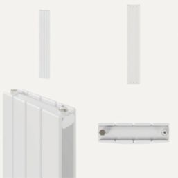 Flomasta  1800mm x 288mm 3286BTU White Vertical Designer Radiator