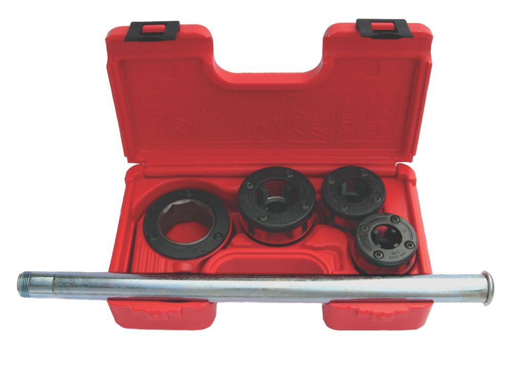 Rothenberger 12.7 mm - 25.4mm Ratchet Threader 3 Piece Set