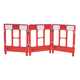 JSP Workgate 3-Gate Barrier Red 838mm