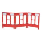 JSP Workgate 3-Gate Barrier Red 838mm