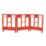 JSP Workgate 3-Gate Barrier Red 838mm