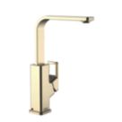 Bristan Spruce Mono Sink Mixer Tap Brushed Brass