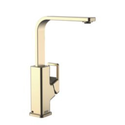 Bristan Spruce Mono Sink Mixer Tap Brushed Brass