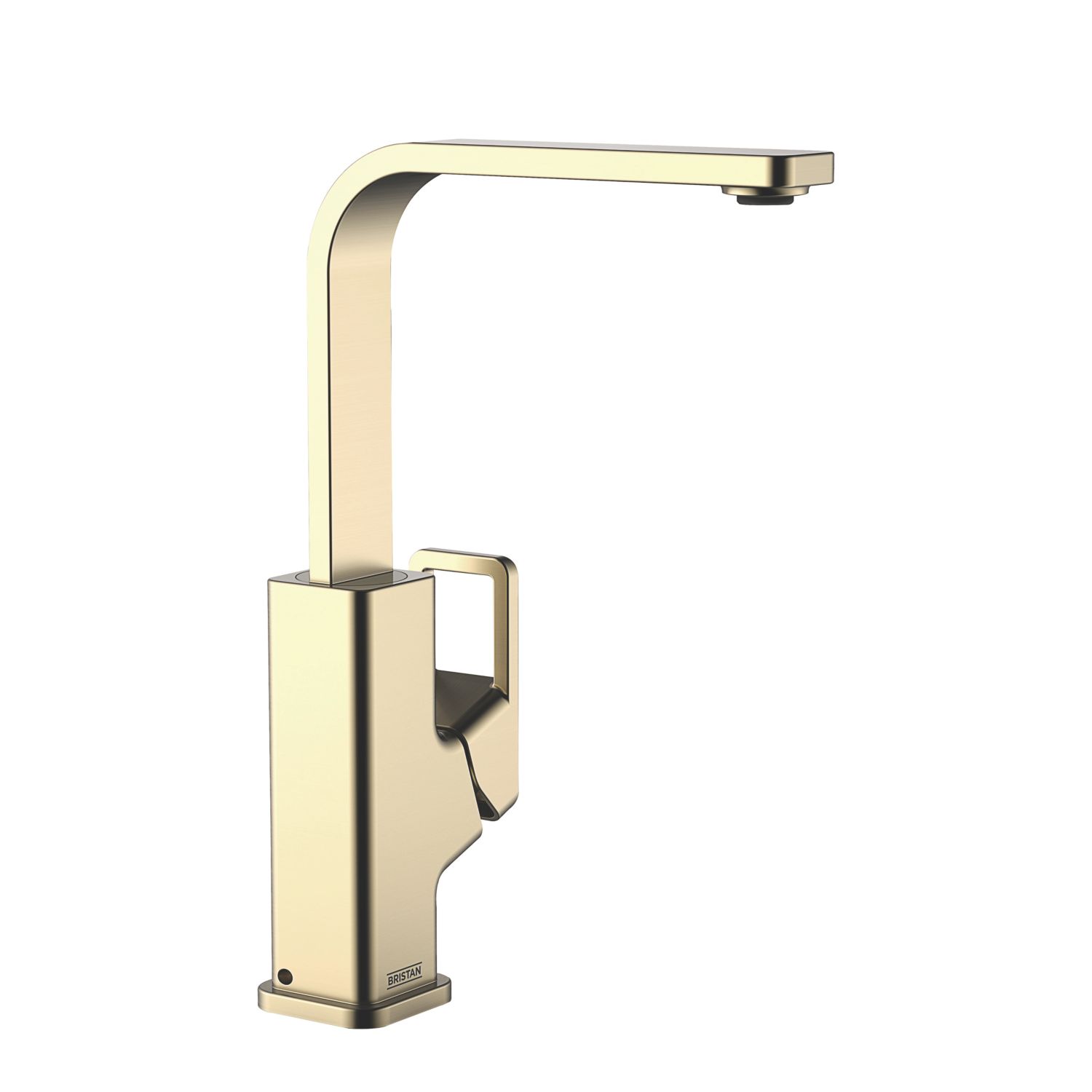 Bristan Spruce Mono Sink Mixer Tap Brushed Brass (920AJ)