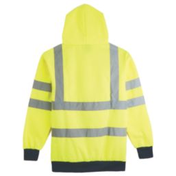 Pro RTX High Visibilty  Hoodie Yellow / Navy Large 44" Chest