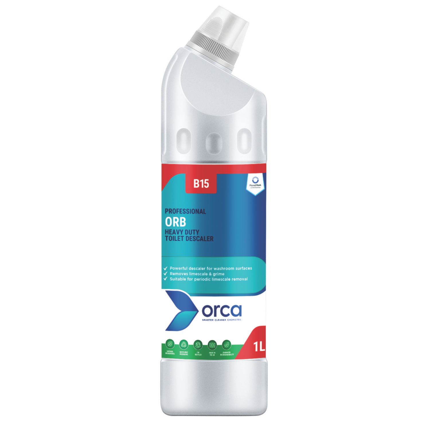 Orca B15 Heavy Duty Toilet Descaler 1Ltr (920CH)
