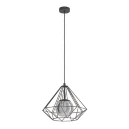 Eglo Vernham Pendant Light Black