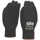 Site 340 Thermal Winter Work Gloves Black Large