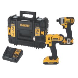 DeWalt 18V XR Brushless Compact Combi, Impact Driver, Multi Tool 3 Piece  Kit 2 x 2.0Ah