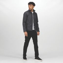 Regatta Octagon II Waterproof Softshell Jacket Seal Grey/Black 4X Large Size 53" Chest