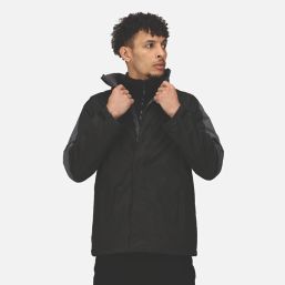 Regatta Defender III  3-in-1 Waterproof Jacket Black/Seal Grey Small 44" Chest