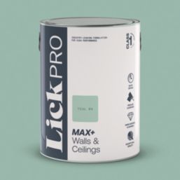 LickPro Max+ 5Ltr Teal 04 Eggshell Emulsion  Paint
