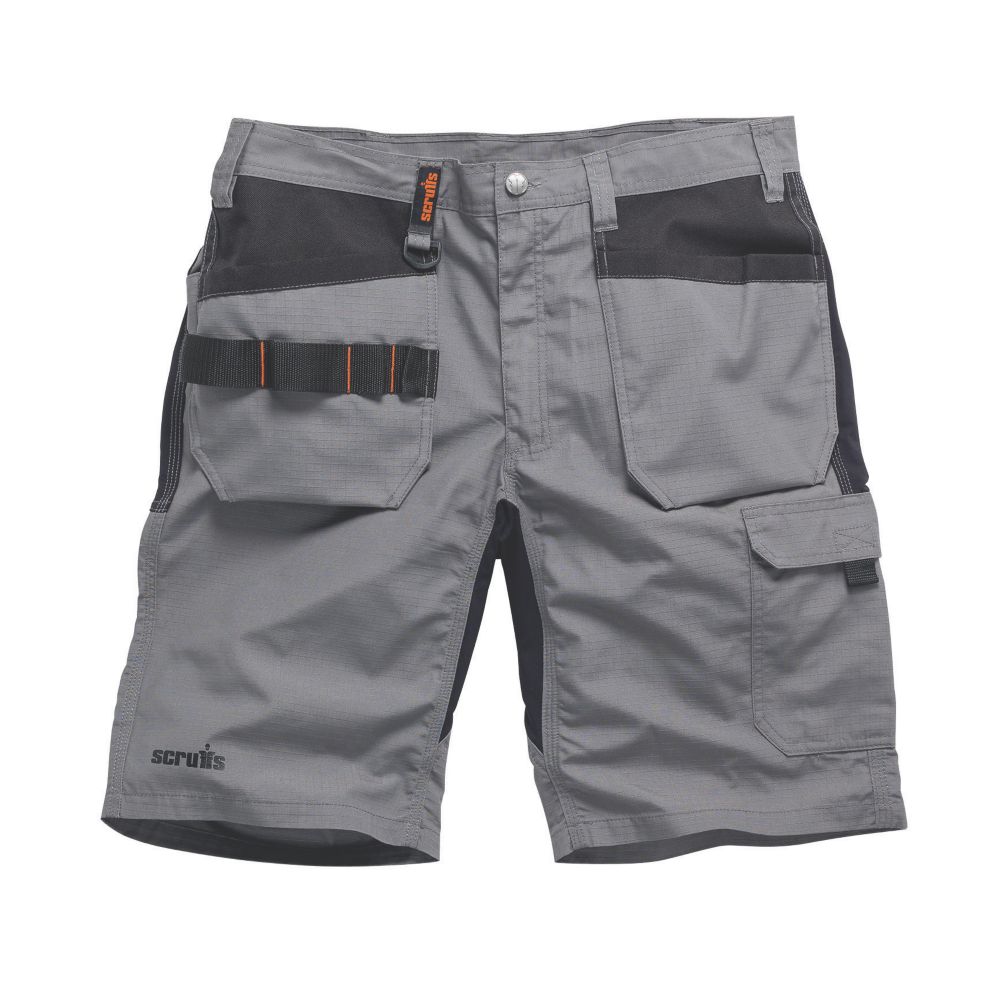 Scruffs Trade Flex Holster Work Shorts Graphite 34