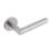 Eclipse Ultimate Revolve Fire Rated Lever On Rose Door Handle Pair Satin Stainless Steel 1 Pair