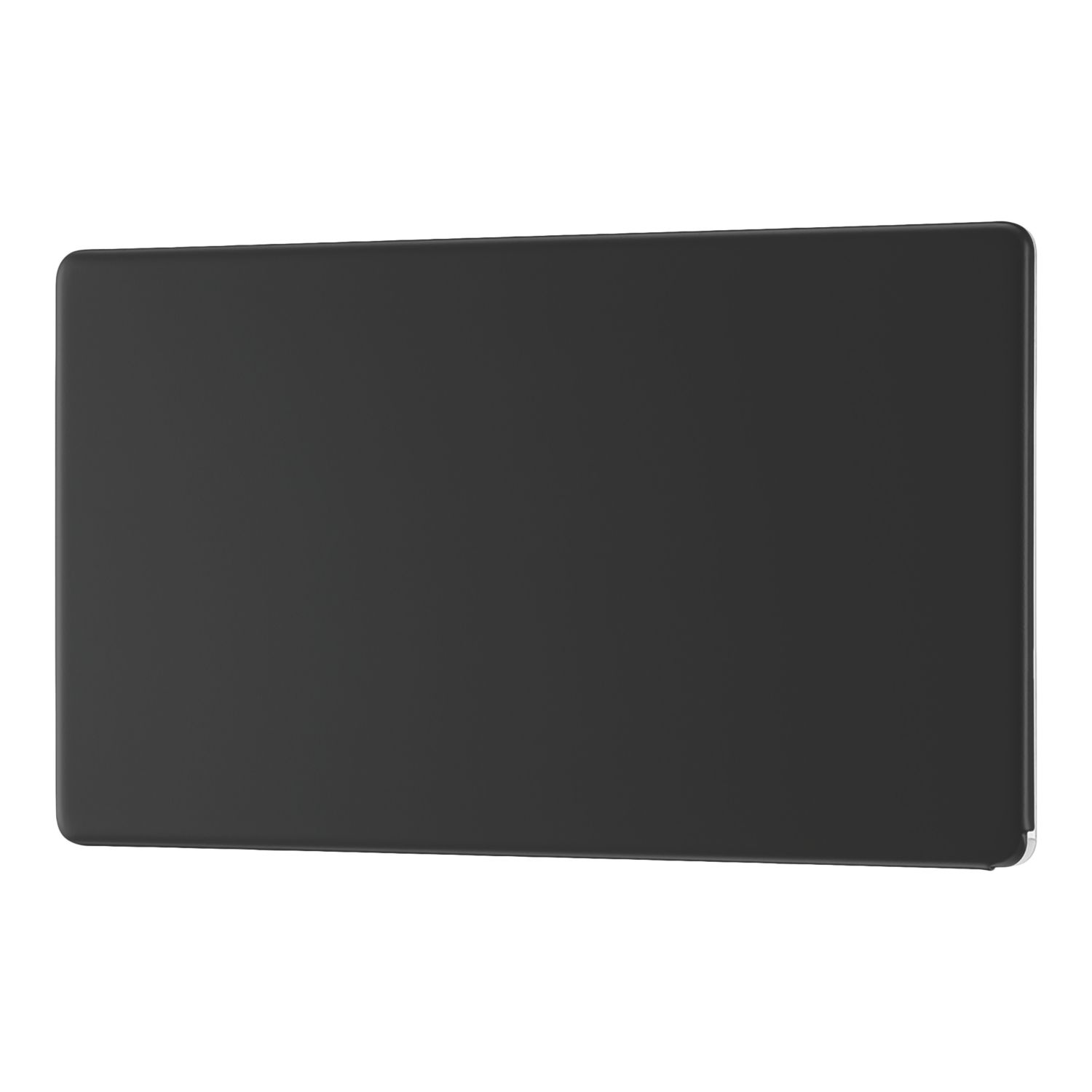 LAP 2-Gang Blanking Plate Matt Black (920PN)