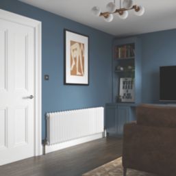 DeLonghi 600mm x 1222mm 5394BTU Traffic White Horizontal 3 Column Radiator