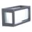 4lite  Outdoor LED Surface Brick / Wall Light Graphite 7W 302lm