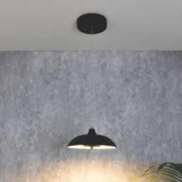 TCP  LED Hanging Pendant Light Black & White 15W 1000lm