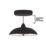 TCP  LED Hanging Pendant Light Black & White 15W 1000lm