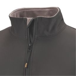 Site Harlin  Softshell Jacket Black X Large 54" Chest