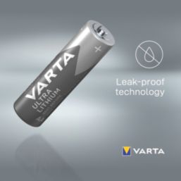 Varta Ultra AA 1.5V Lithium Batteries 4 Pack