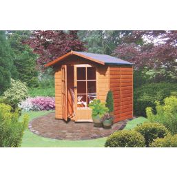 Shire Chiltern 5' x 6' 6" (Nominal) Apex Shiplap T&G Timber Summerhouse