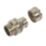 Adaptaflex Type B Straight Swivel External Thread Conduit Fittings M25 x 25mm 10 Pack