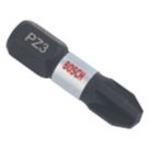Bosch  1/4" 25mm Hex Shank PZ3 Impact Control Screwdriver Bits 2 Pack
