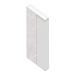 Fibo Profile L Shape End White 2400mm x 10mm