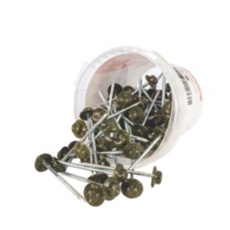 Onduline  Corrugated Bitumen Fixing Nails  Green 65mm x 18mm 100 Pack