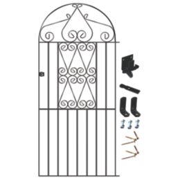 Apollo Wenlock Tall Gate Black 853mm x 1830mm