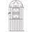 Apollo Wenlock Tall Gate Black 853mm x 1830mm
