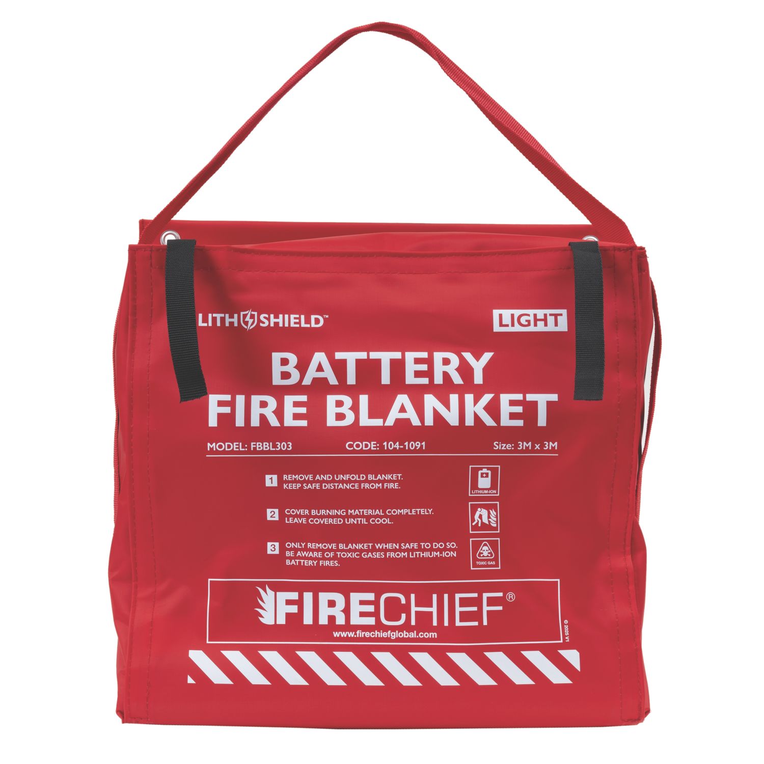 Firechief LithShield Light Li-Ion Battery Fire Blanket 3m x 3m (921EC)