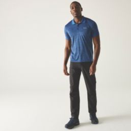 Regatta Remex II Polo Shirt Olympian Blue Small 37.7" Chest