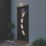 LAP Woodruff Outdoor LED Solar Wall Light With PIR Sensor Black 300lm