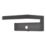 LAP Woodruff Outdoor LED Solar Wall Light With PIR Sensor Black 300lm