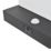 LAP Woodruff Outdoor LED Solar Wall Light With PIR Sensor Black 300lm
