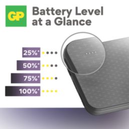 GP Batteries B+ Series  10,000mAh Mobile Power Bank Black