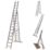 Werner  Aluminium 7.9m Combination Ladder