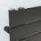 Ximax 1195mm x 600mm 2532BTU Black Flat Designer Towel Radiator
